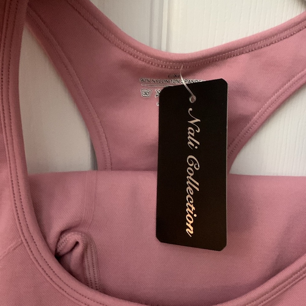 Pink Two piece exercise set SZ L - Picture 3 of 6